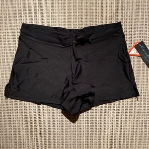 NWT Charmed Leaks Swim Shorts, Black, Size L